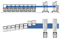 Coin conveyor with two SC A 4000